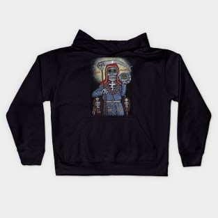 Nuestra Señora de la Santa Muerte Kids Hoodie